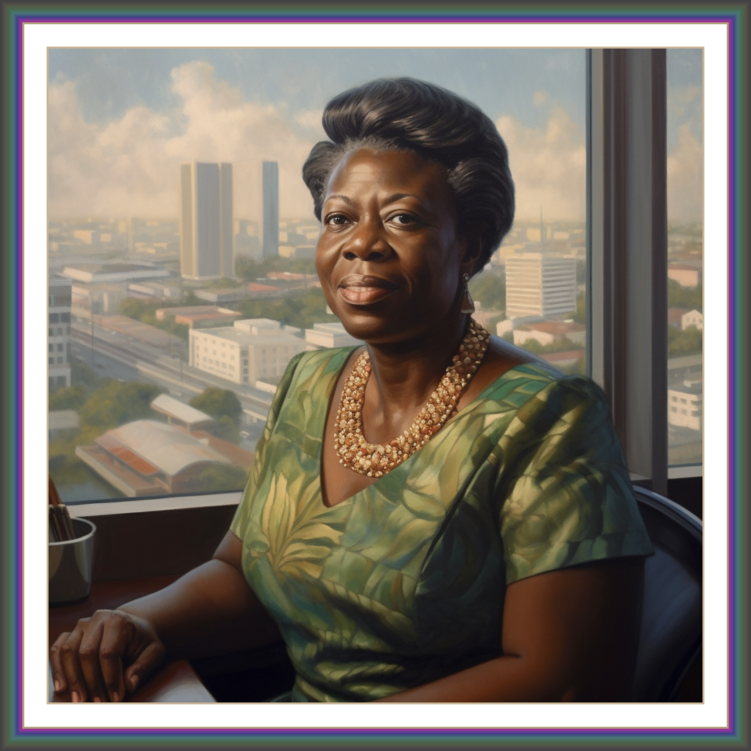 Pintura personalizada - A prenda | prendas | presente | presentes de aniversário original | originais personalizada | personalizadas | personalizado | personalizados | personalizada | personalizadas | personalizado | personalizados dos sonhos para mulher | senhora, a mostrar as suas joias num lindo vestido. Pintura | Desenho | Retrato | Retratos a óleo de uma mulher sentada numa cadeira